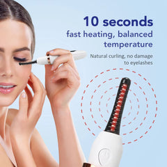 Rechargeable Electric Heated Eyelash Curler - 3 Gears