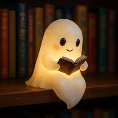 Cute LED Ghost Night Light Children's Nightlight Gift Bedside Sleep Lamp Halloween Decorations Lovely Ghost Lamp Warm Light